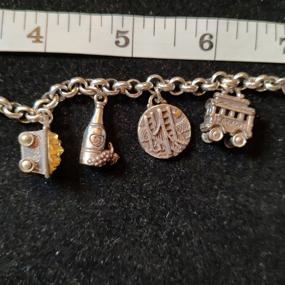 Brighton State of California Charm Bracelet Silver Plated! - Picture 7 of 14